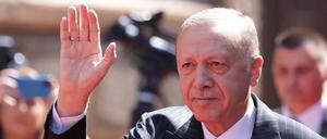 Der türkische Präsident Tayyip Erdogan auf einer Veranstaltung in Sarajewo (Archivbild).