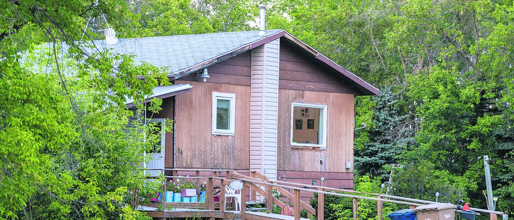 In diesem Haus in Weldon, Saskatchewan soll die Messerattacke stattgefunden haben.