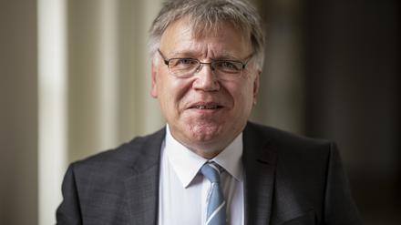 Stephan Bröchler, neuer Landeswahlleiter in Berlin, im Roten Rathaus am Tag seiner Vorstellung am 6. September.