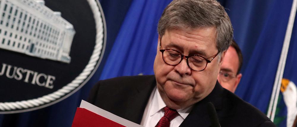 Der frühere US-Justizminister William Barr.