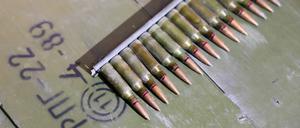 Munition im Eisen- und Stahlwerk Azovstal 