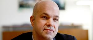 FILE PHOTO: Marcel Fratzscher, chairman of the German Institute for Economic Research (DIW), speaks during an interview with Reuters in his office in Berlin, Germany, March 7, 2016. REUTERS/Fabrizio Bensch/File Photo
