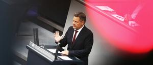 Bundeswirtschaftsminister Robert Habeck während der 51. Sitzung im Bundestag am 8. September 2022.