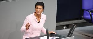 Sahra Wagenknecht (Linke) während der 51. Sitzung im Bundestag am 8. September 2022