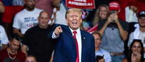 Trumps Anhänger warten auf eine Kandidatur des ehemaligen Präsidenten (Symbolbild).