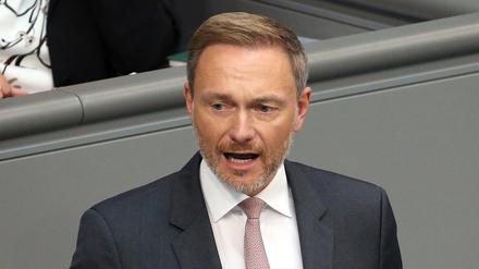 Bundesfinanzminister Christian Lindner (FDP)