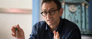 Stephan von Dassel (Bündnis90/Die Grünen), Bezirksbürgermeister von Berlin-Mitte, im Rahmen einer Pressekonferenz.