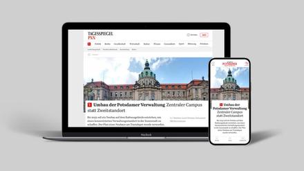 Alles neu: Webseite und App für PNN und Tagesspiegel.