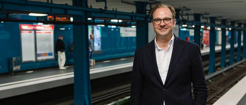 Der Noch-Vorstandsvorsitzende der Hamburger Hochbahn, Henrik Falk.