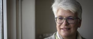 Stefanie Remlinger (Grüne), fotografiert in ihrem Büro. 