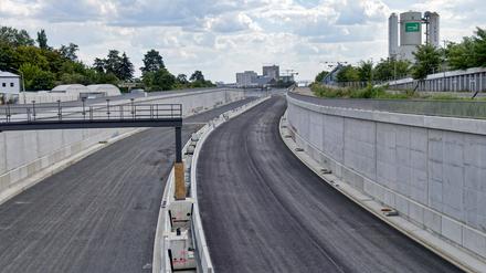Richtung Norden soll die BAB100 weiter ausgebaut werden.