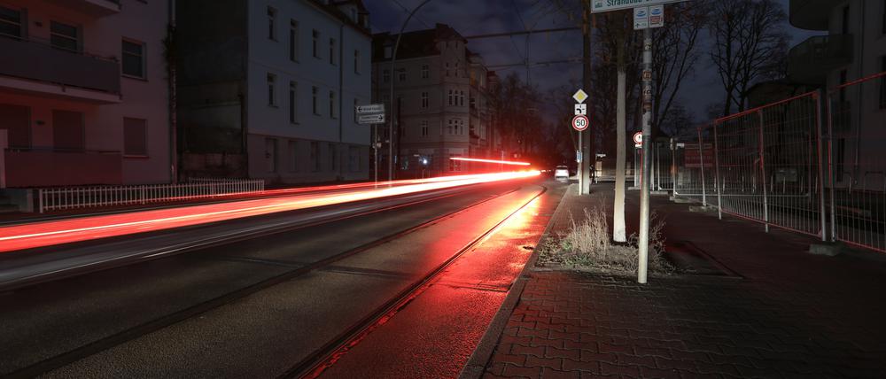 Köpenick während eines Stromausfalls am 19. Februar 2019