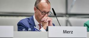 Friedrich Merz beim 35. Bundesparteitag der CDU in der Deutschen Messe. Hannover, 09.09.2022