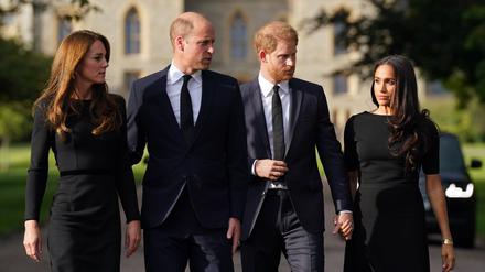 Gemeinsam in Windsor: Kate, William, Harry und Meghan