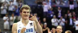 Lauri Markkanen führte das finnische Team mit einer überragenden Leistung an.