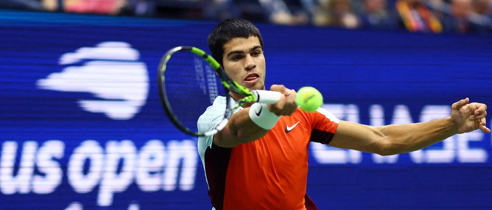 Der 19-jährige Spanier Carlos Alcaraz hat die US Open gewonnen.