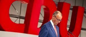  CDU Vorsitzender Friedrich Merz beim 35. CDU Parteitag in Hannover am 9. September 2022. 35. CDU Parteitag in Hannover *** CDU Chairman Friedrich Merz at the 35 CDU Party Congress in Hanover on 9 September 2022 35 CDU Party Congress in Hanover