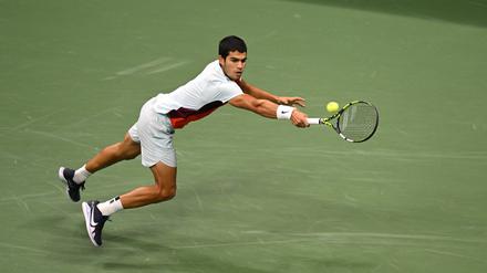 Die bislang jüngste Nummer eins im Männer-Tennis: Carlos Alcaraz.