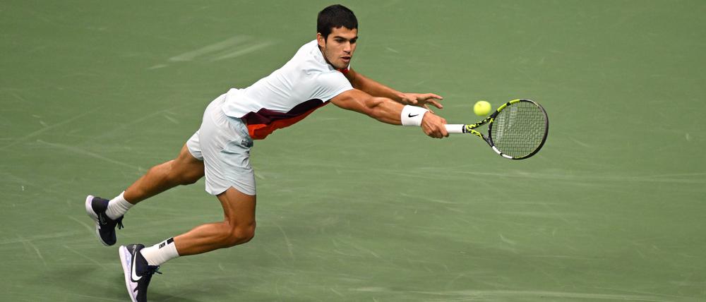 Die bislang jüngste Nummer eins im Männer-Tennis: Carlos Alcaraz.