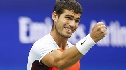 Faust drauf. Carlos Alcaraz sorgte für eine positive Schlagzeile.