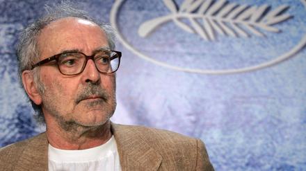 Jean-Luc Godard beim Filmfestival in Cannes 2004 