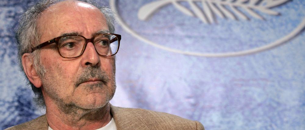 Jean-Luc Godard beim Filmfestival in Cannes 2004 