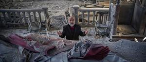 Die Kathedrale von Schuschi, 15 Kilometer entfernt von Berg-Karabachs Hauptstadt Stepanakert, wurde am 13. Oktober bombardiert.