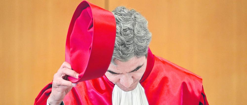 Stephan Harbarth, Vorsitzender des Ersten Senats und Präsident des Bundesverfassungsgerichts, hält an der Praxis fest.
