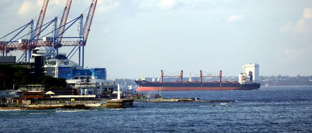 Der Hafen von Odesa im September 2022.