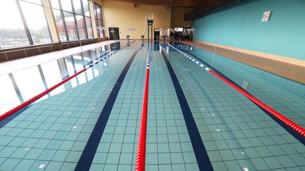 Sportbecken in der Haveltherme in Werder (Havel).
