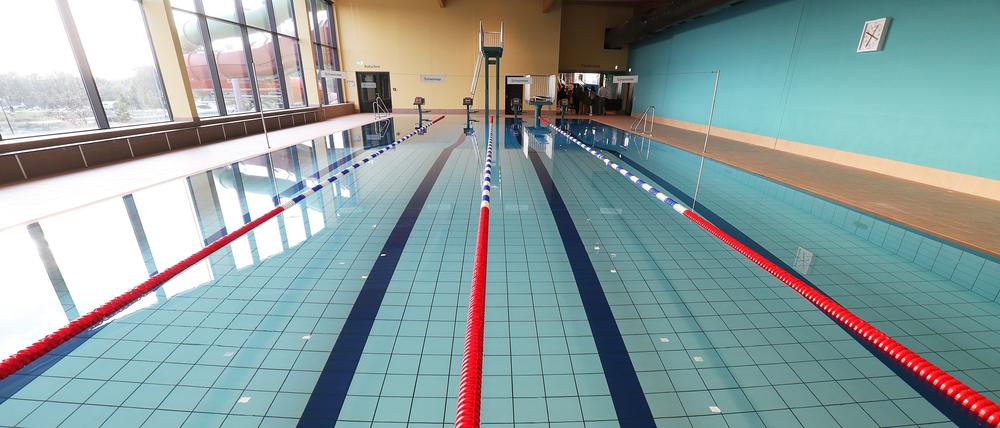 Sportbecken in der Haveltherme in Werder (Havel).