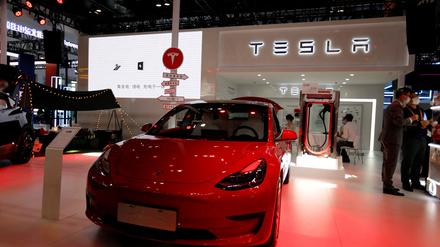 Der US-Autobauer Tesla produziert auch Autos in China für den Verkauf nach Europa. 