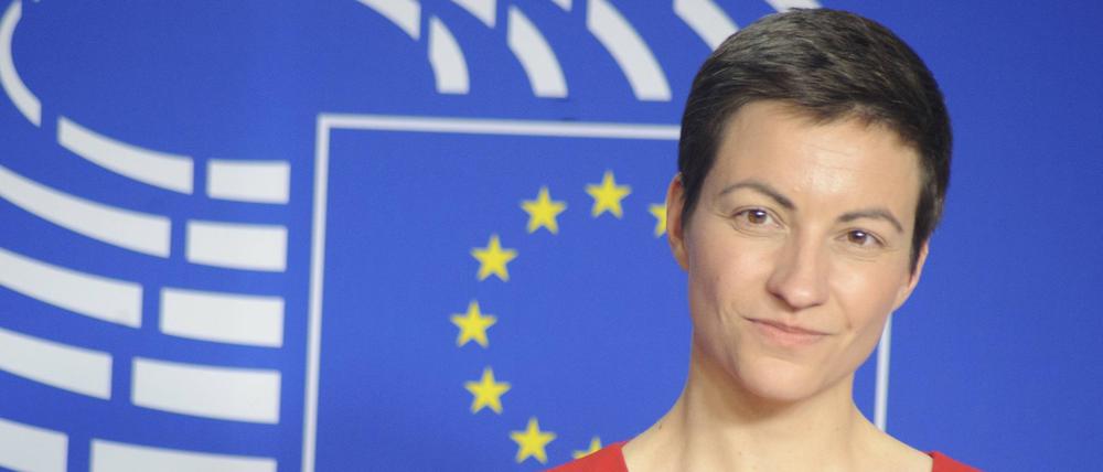 Ska Skeller bei einer Pressekonferenz im Jahr 2020.