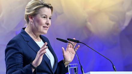 Die Regierende Bürgermeisterin Franziska Giffey (SPD).
