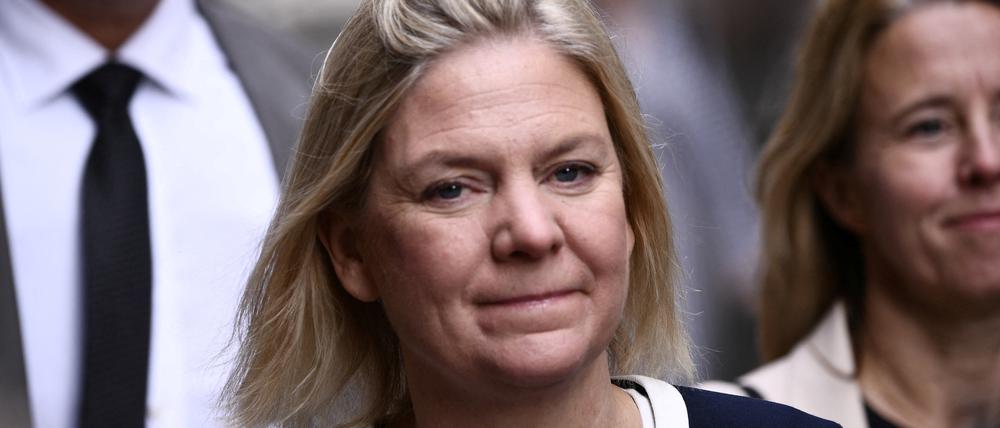 Magdalena Andersson hat die Konsequenzen aus ihrer Niederlage gezogen.
