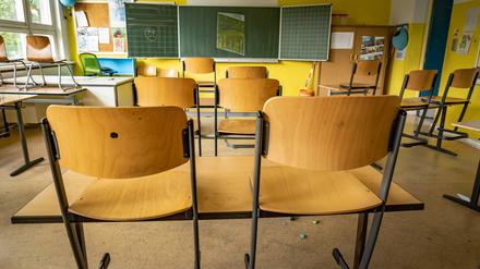 Themenfoto Schule: Lehrer / Lehrerin / Unterricht / Klassenzimmer Lehrerin *** theme photo school teacher classroom teacher 