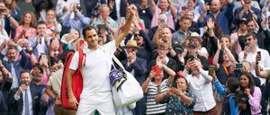 Ein ganz Großer hört auf: Roger Federer.
