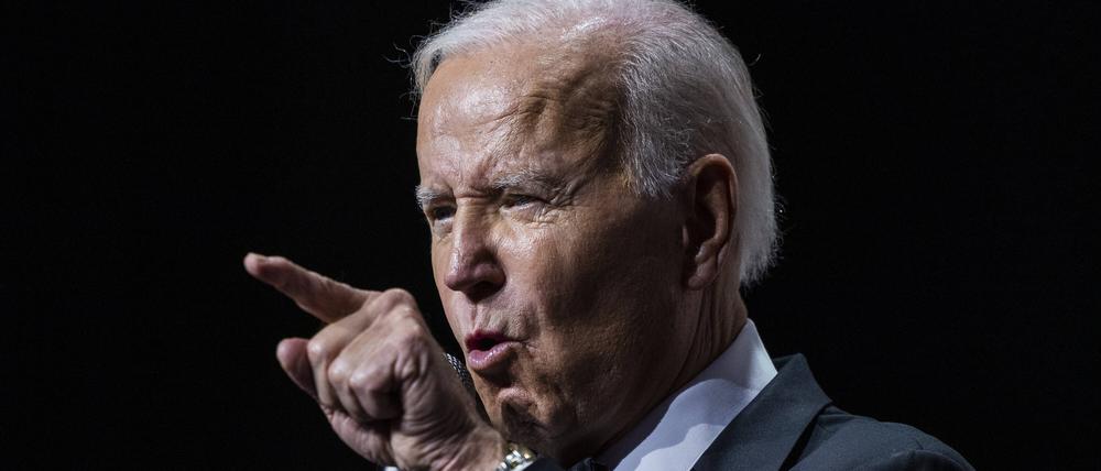 Joe Biden kritisiert das Verhalten der Republikaner als „unamerikanisch und falsch“.