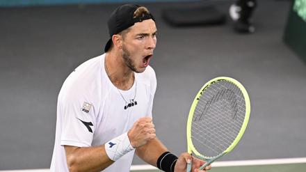 Jan-Lennard Struff kann auf dem Tennisplatz auch schon mal emotional werden.
