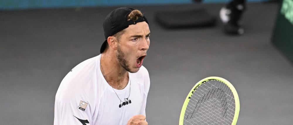 Jan-Lennard Struff kann auf dem Tennisplatz auch schon mal emotional werden.