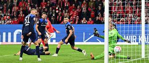 Bitter. Anthony Caci hat das 1:1 für Mainz erzielt, die Berliner schauen hinterher.
