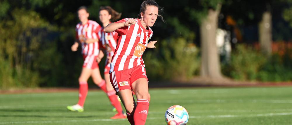 Lisa Heiseler geht mit ihren 24 Jahren vorweg als Kapitänin beim 1. FC Union.