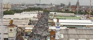 Das Oktoberfest-Gelände in München