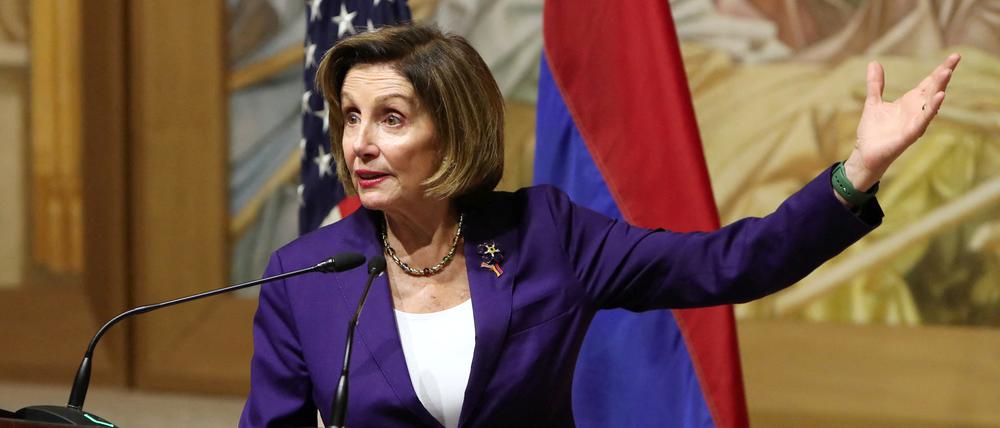 Die Sprecherin der Demokraten Nancy Pelosi.