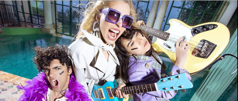 „Bühnenoffenbarung des Jahres“ : Die französische Elektropop-Band Hyphen Hyphen.