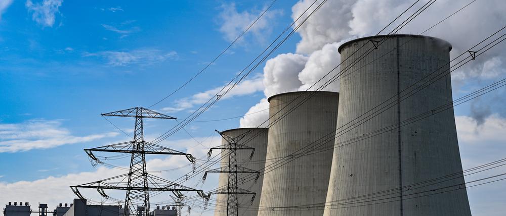 Das Braunkohlekraftwerks Jänschwalde der Lausitz Energie Bergbau AG (LEAG)