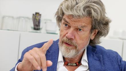 Der Südtiroler Bergsteiger Reinhold Messner