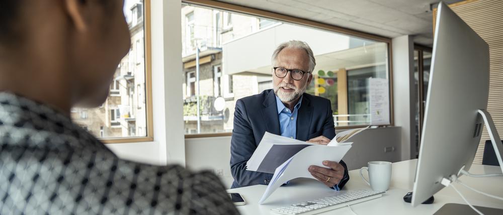 In einem Bewerbungsgespräch hat man nicht viel Zeit, die richtigen Worte zu finden.