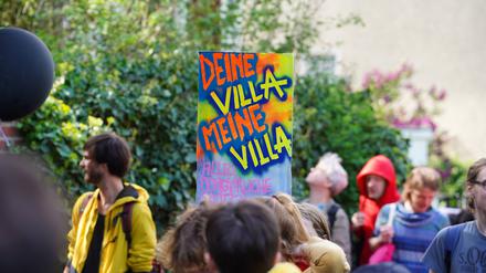 Die 1. Mai-Demo im Grunewald 2019. 