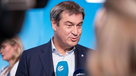 Hat immer viel zu sagen. Markus Söder bei einem Interview.